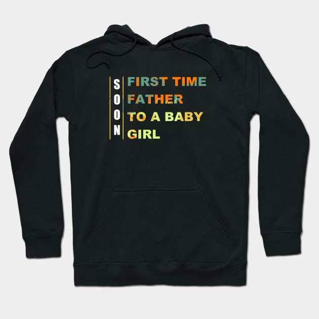 vintage promoted to father first time father Hoodie by A Comic Wizard